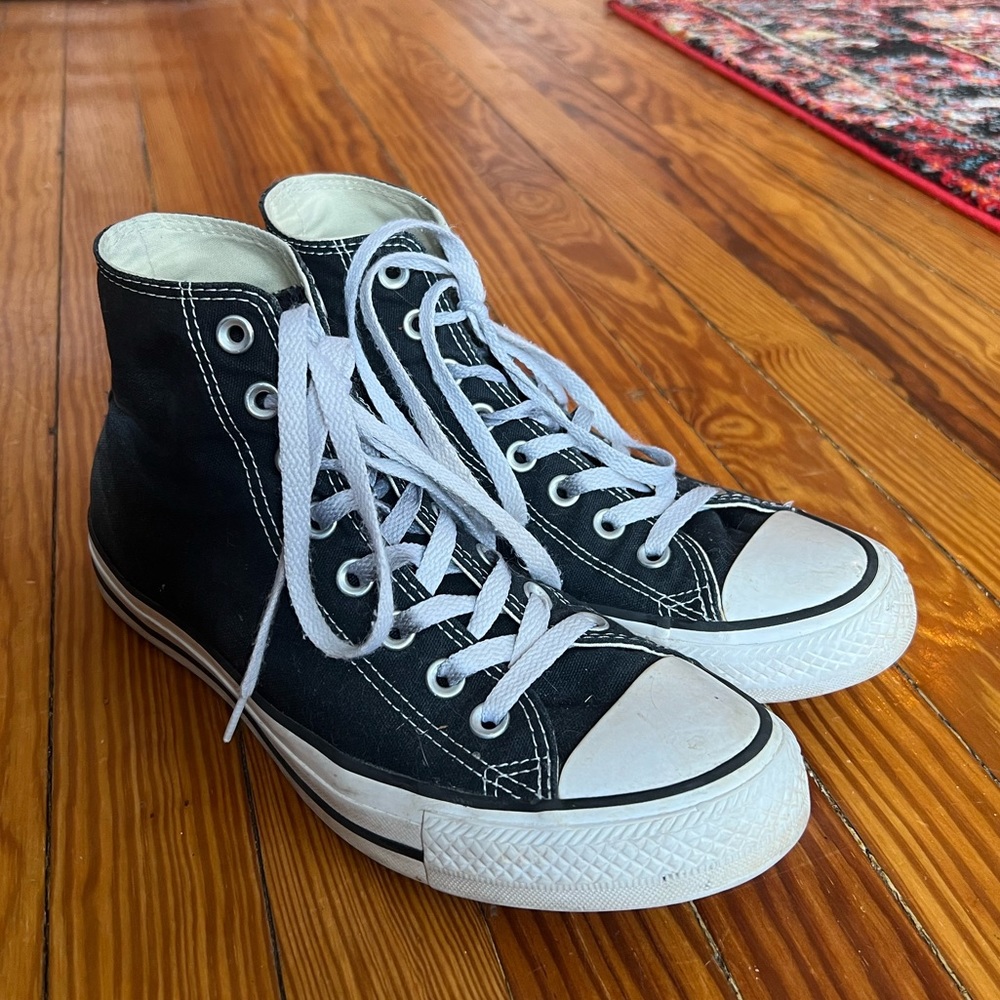 Black Hightop Converse